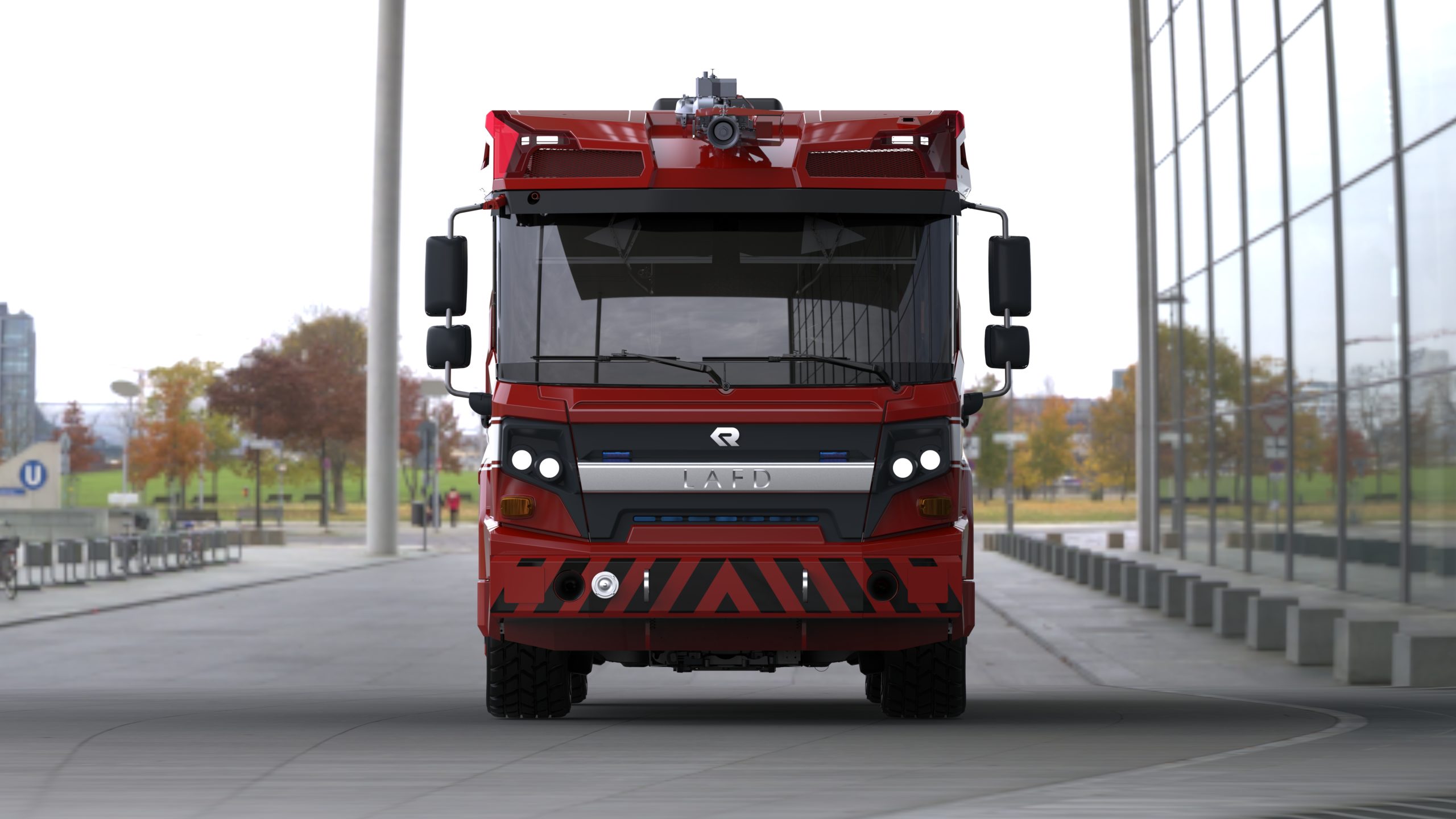 Fire Apparatus & Emergency Equipment: First All-Electric Fire Truck Stops in Howard County (MD)